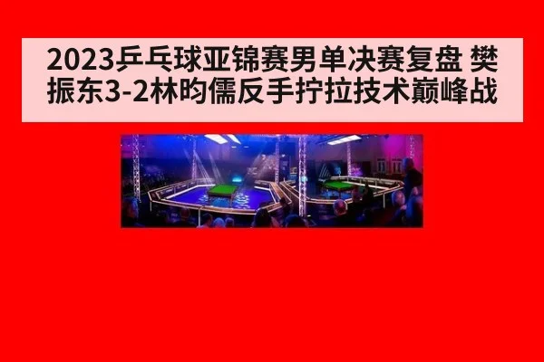 2023乒乓球亚锦赛男单决赛复盘 樊振东3-2林昀儒反手拧拉技术巅峰战